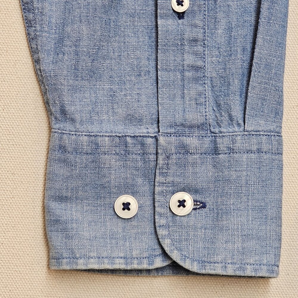 Untuckit Chambray Regular Fit Button Down Xl - image 5